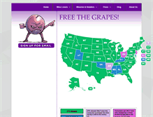 Tablet Screenshot of freethegrapes.org